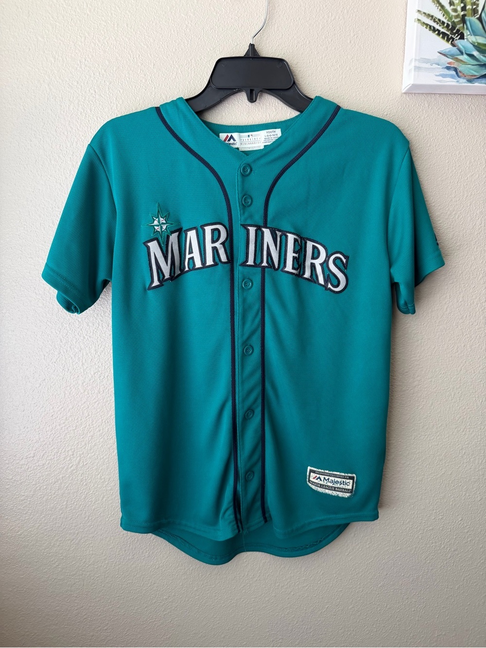 Seattle Mariners Jersey Felix Hernandez #34 Majestic Youth Size XL